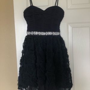 navy homecoming dress